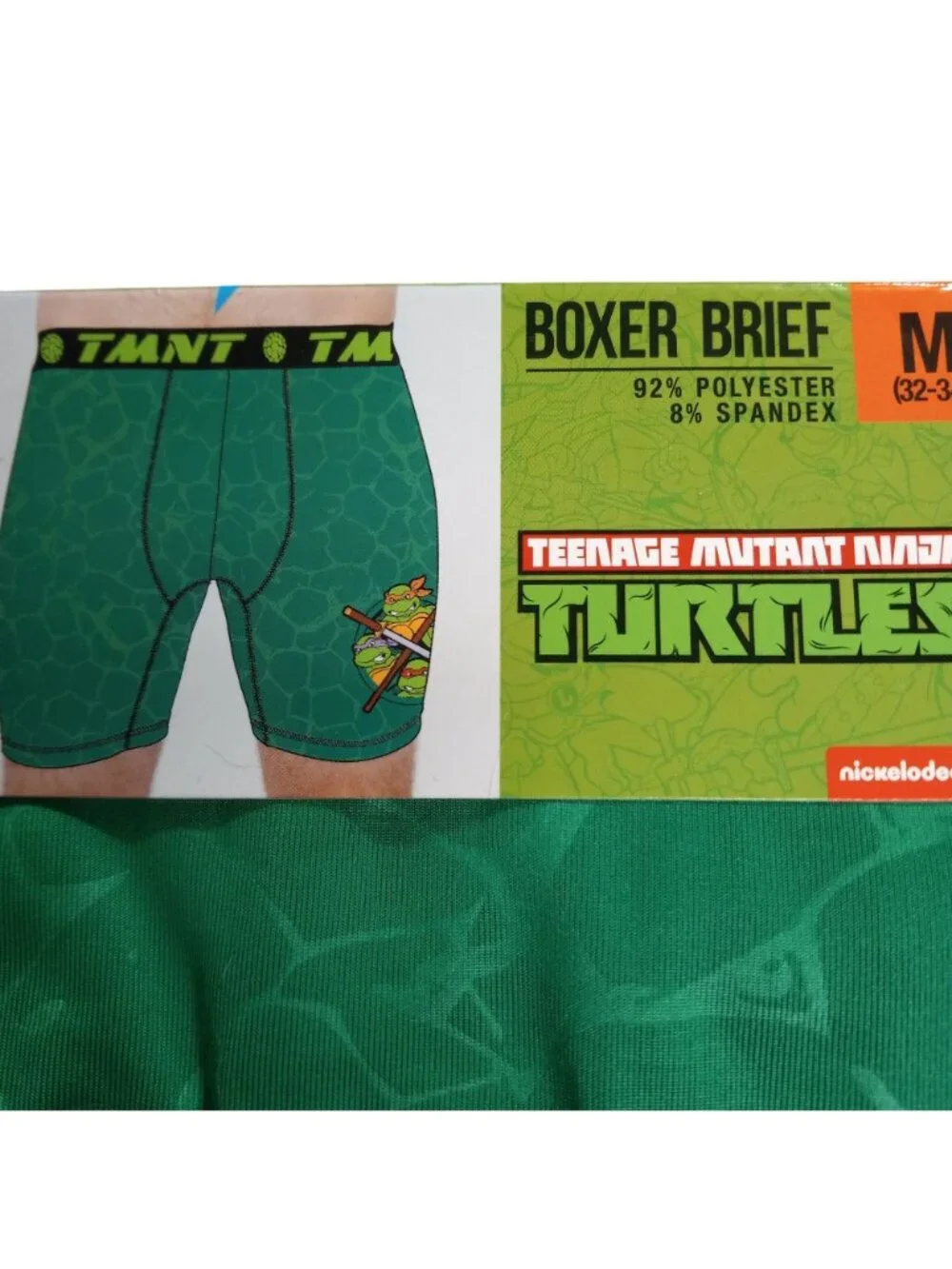 Bioworld Size M 32 34 Boxer Briefs Mens Teenage Mutant Ninja Turtles TMNT NEW